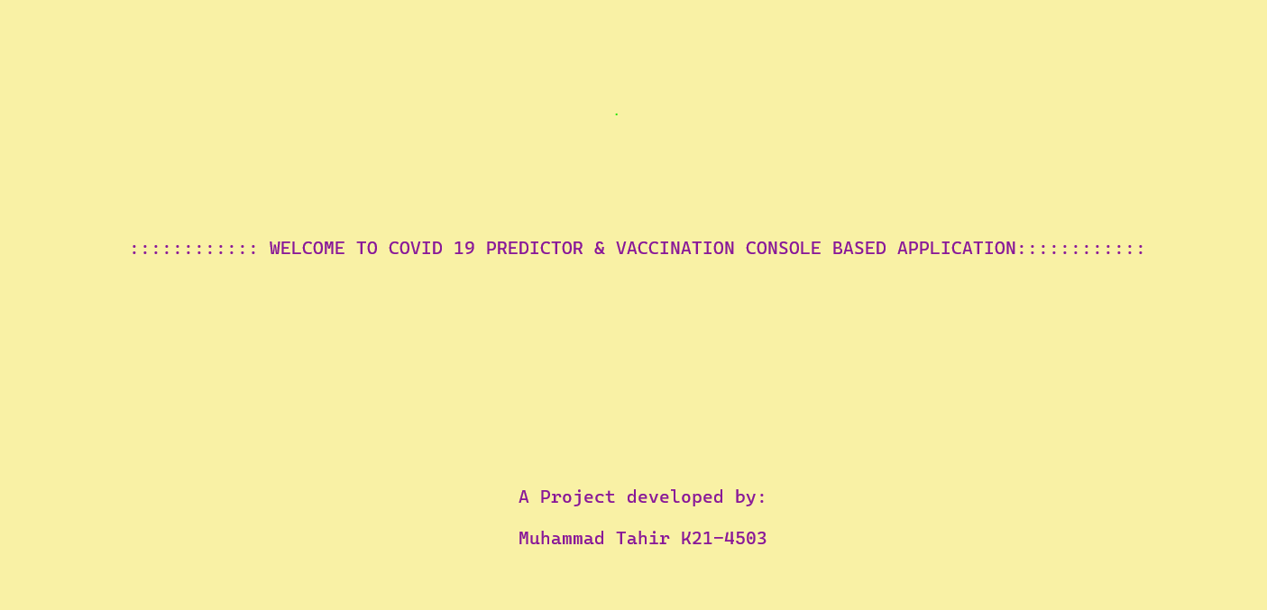 COVID Predictor